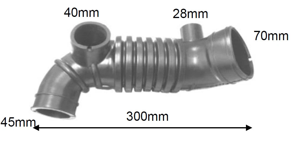 AIR CLEANER INTAKE HOSE PIPE for MAZDA BT50 BT-50 UN 2.5L 3.0L DIESEL 2007- 2011