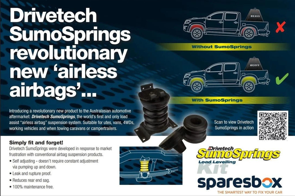 Drivetech SumoSprings Airless Airbag - 25mm Spacer Kit
