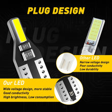 Load image into Gallery viewer, 10x AUXITO T10 W5W LED Wedge Interior Plate Number Light 6000K Globe Error Free