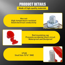 Load image into Gallery viewer, with Single Stud 5/16"(M8) Terminal Mount MRBF Marine Rated Block Fuse Kit 250A