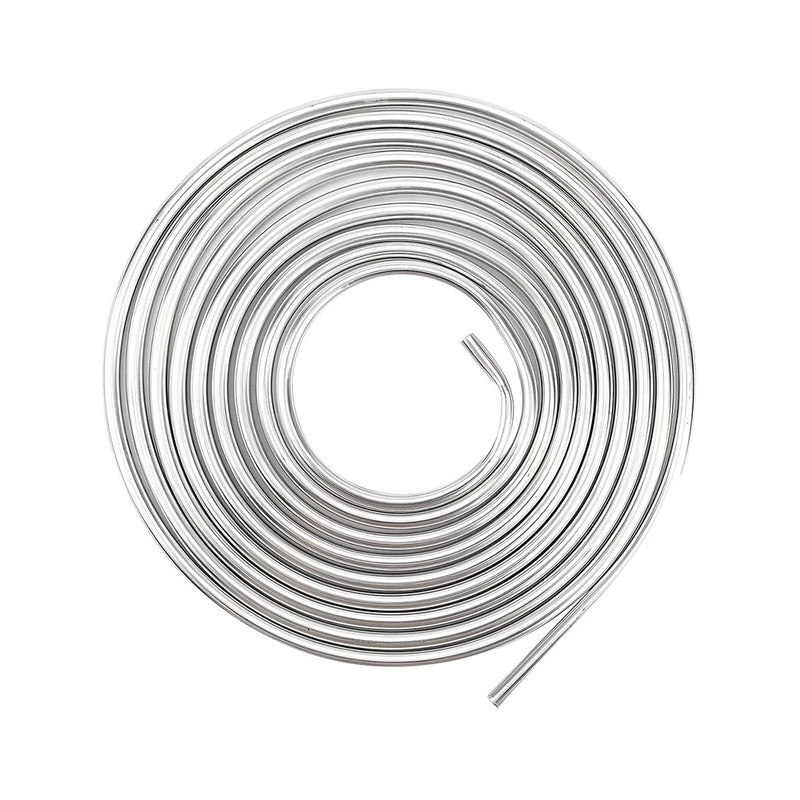 3/8" 20ft Zinc Coated Steel Brake Line Bundy Tube Coil, Universal