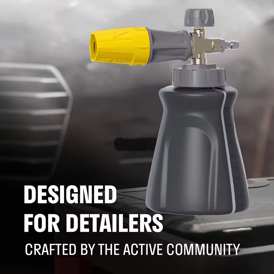 ROUE | Active "Style" Upgraded Pressure Washer Foam Cannon 1/4” Quick Connector