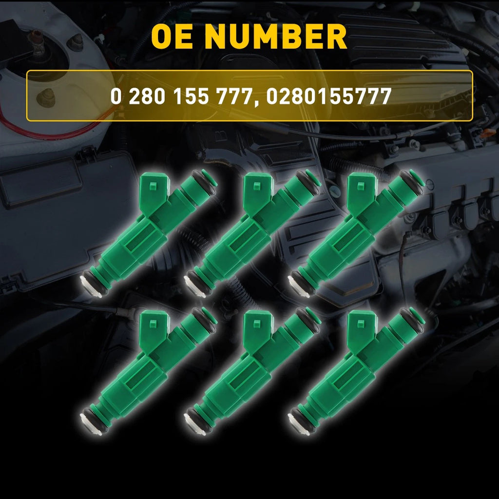 6 PIECE FOR Holden Commodore VN VR VS VT VX VY V6 3.8 Ecotec Fuel Injectors