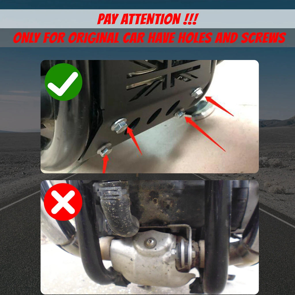 Black Skid Plate Engine Guard Protector Cover For Triumph Bonneville Bobber T120