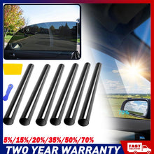 Load image into Gallery viewer, Window Roll Uncut DIY Tint Film VLT 15% 20% 35% 50% 10ft Car Home Office 50cm A