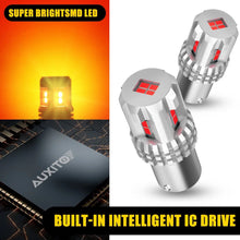 Load image into Gallery viewer, 2X CANBUS BAY15D 1157 P21/5W LED BULB RED GLOBE Brake Light INDICATOR AUXITO