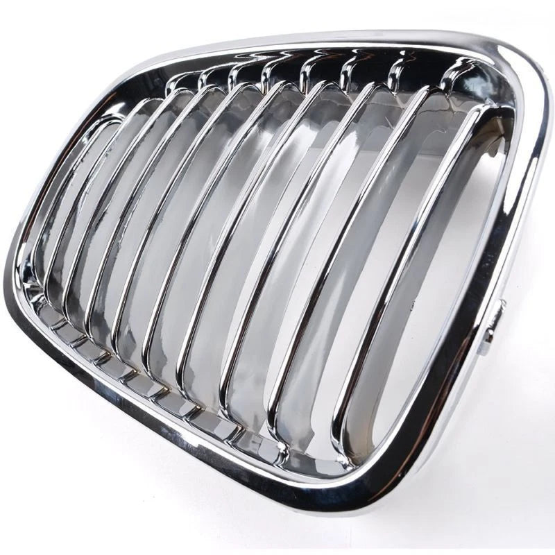 Chrome Front Kidney Mesh Grille Grill For BMW E46 3 Series 4 Door Sedan 98-01