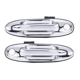 Door Handle Outer for Toyota Landcruiser J100 98-07 Set of 2 Chrome FRONT LH+RH