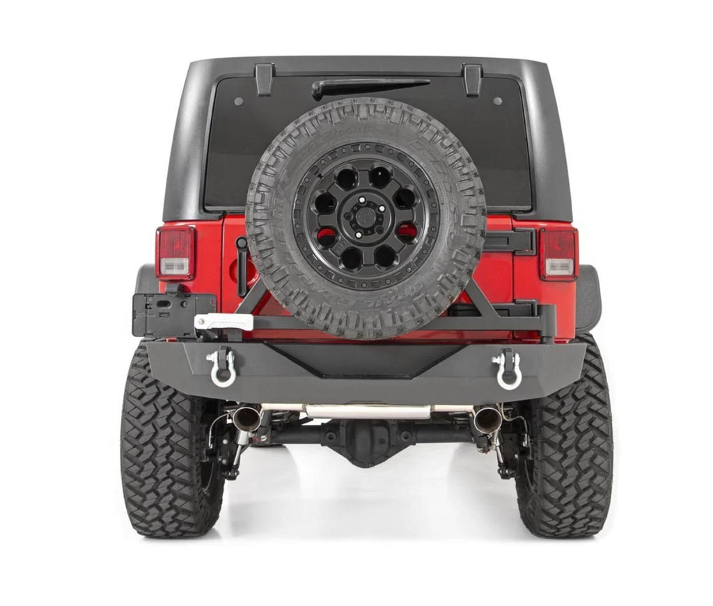 Heavy Duty Rear Bar & Spare Wheel Carrier for Jeep Wrangler JK 2007-2018