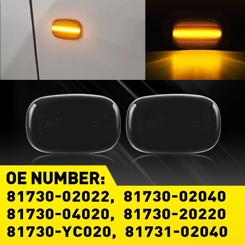 For Toyota Hilux 2005-2014/RAV4 94-03 LED Flowing Side Marker Light 81730-02040.