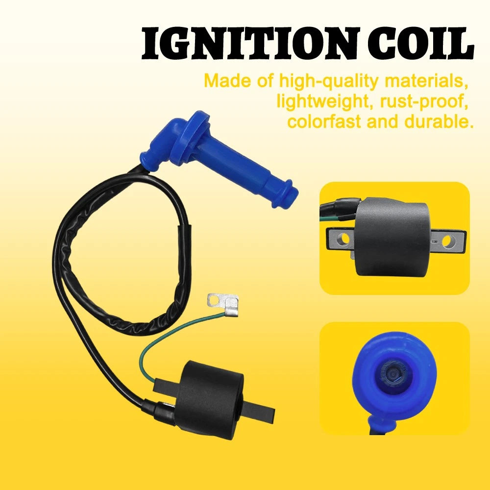 Ignition coil replacement for Honda TRX450 and CRF450 models, OEM 30500-MEB-671