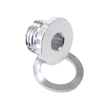 Load image into Gallery viewer, Aeroflow AF814-M12S Metric Port Plug M12 X 1.5 Silver Low Profile Hex Plug