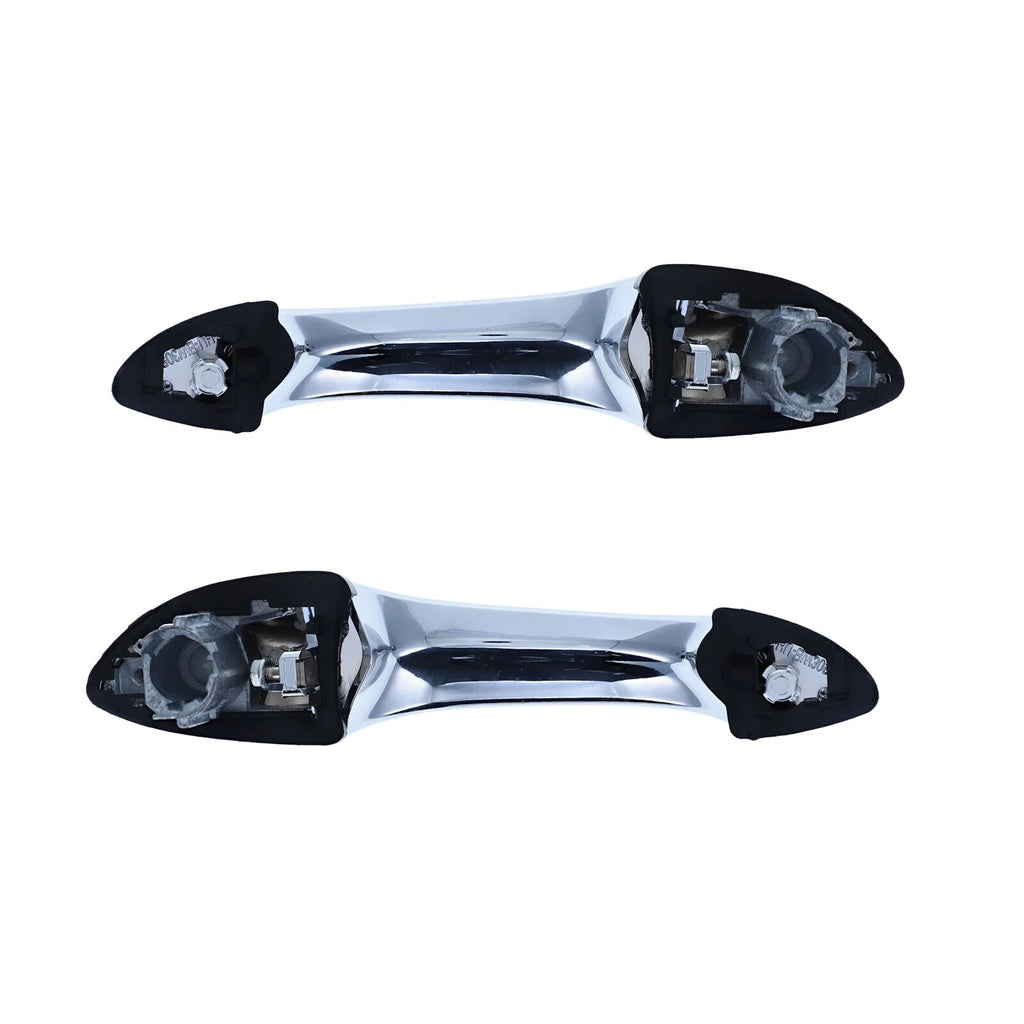 Door Handle Outer for BMW X5 E53 00-07 Set of 2 Chrome REAR LH+RH