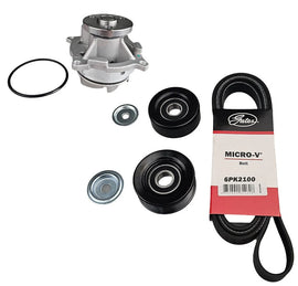 Drive Belt, Water Pump & Pulley Kit for Ford Focus LR 1.8L EYDE 2.0L EDDB EDDF