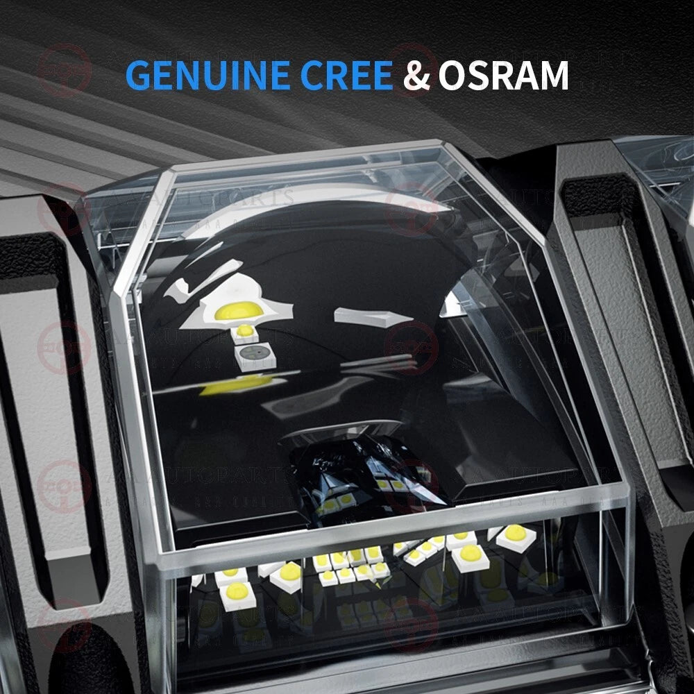 AURORA Evolve RGB Dimmable 20" 30" 40" Osram LED Light Bar Hi/Lo Beam Function