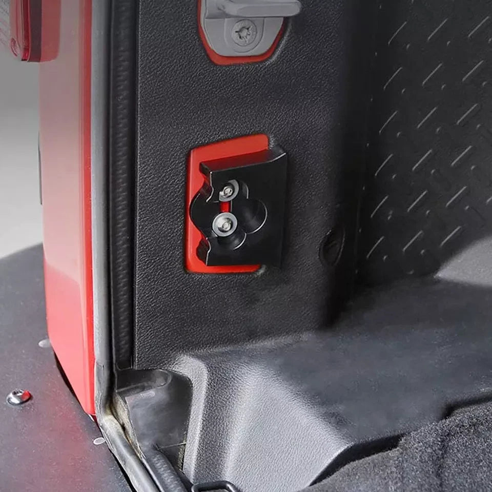 Black Rear Trunk Door Latch Tail Gate Stopper Limiter for Jeep Wrangler JK 07-17