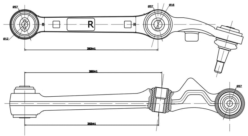 2x Front Lower Control Arms with Ball Joints for Holden Crewman & One Tonner