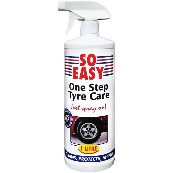 CRC So Easy One Step Tyre Care 1L bottle for cleaning and shining car and truck tyres