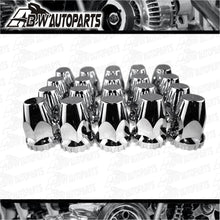 Load image into Gallery viewer, For Kenworth Freightliner Western Star Chromed Lug Nut Covers Screw On 32/33mm