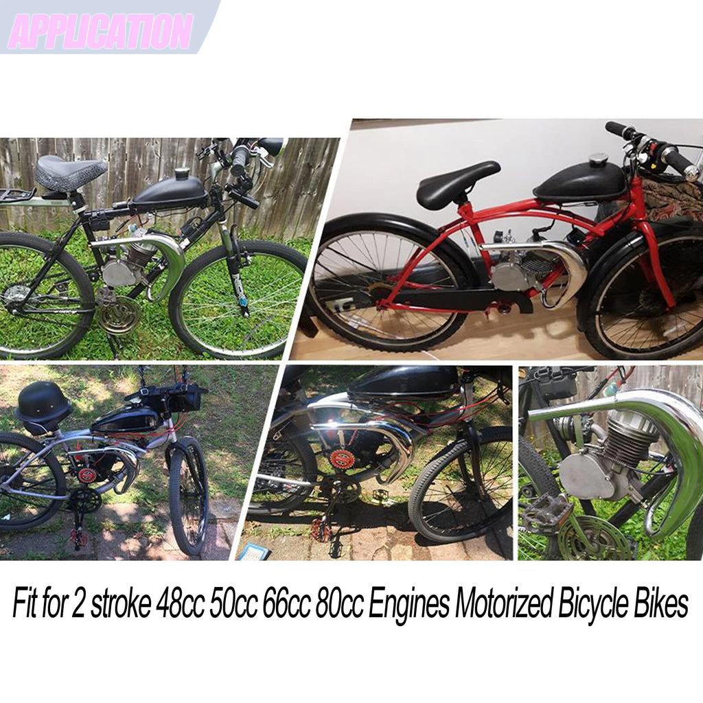 Expansion Chamber Muffler CDH66 2 Stroke Muffler-80cc FOR GAS MOTORIZED BICYCLE