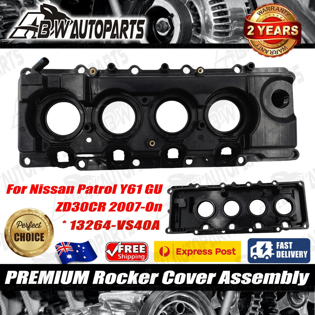 Rocker Cover Assembly For Nissan Patrol Y61 GU ZD30 ZD30CR 13264-VS40A W/ Gasket