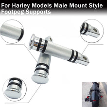 Load image into Gallery viewer, CNC Aluminum Chrome Foot Pegs Pedals Rootrest For Harley Dyna Sportster XL 883