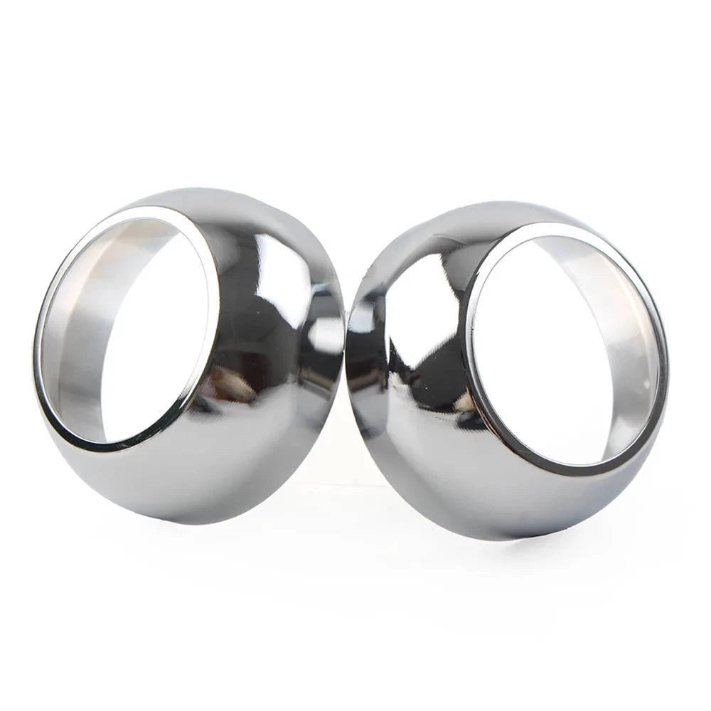 Chrome CNC Front Fork Boot Cap Covers 39mm For Harley Sportster Dyna FXR Pair ST