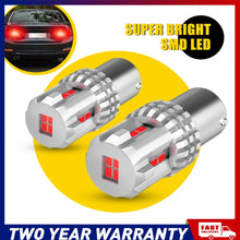 Load image into Gallery viewer, 2/4X BAY15D 1157 P21/5W RED CAR 12SMD LED BRAKE STOP TAIL LIGHT BULBS AUXITO A