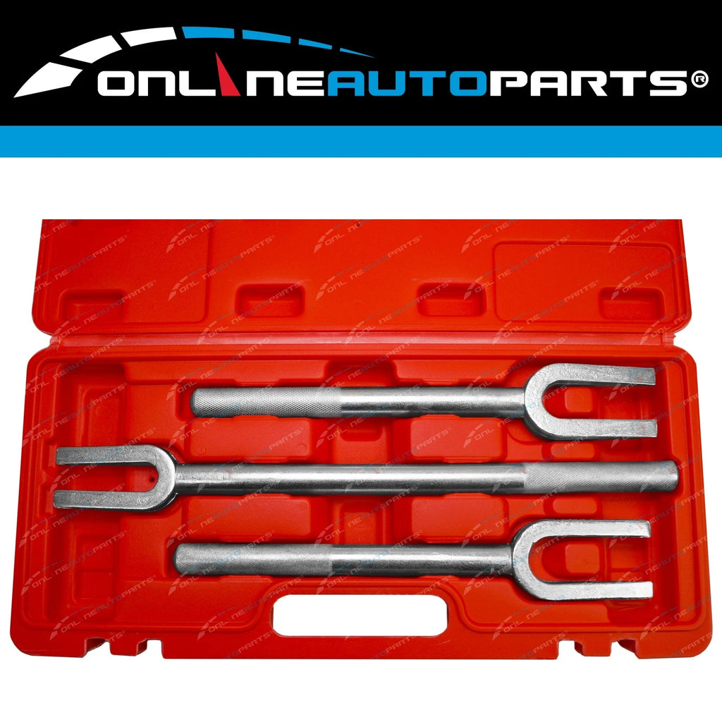 3pce Tie Rod End Ball Joint Idler Pitman Arm Separator Remover Pry Fork Tool Kit