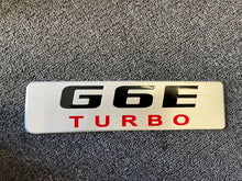 Load image into Gallery viewer, Aluminium G6E Turbo Air Intake Box Plate Badge For BA BF FG Series
