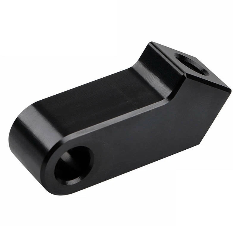 Black Bottom-Mount Headlight Mounting Block Bracket For Harley Bobber Sportster