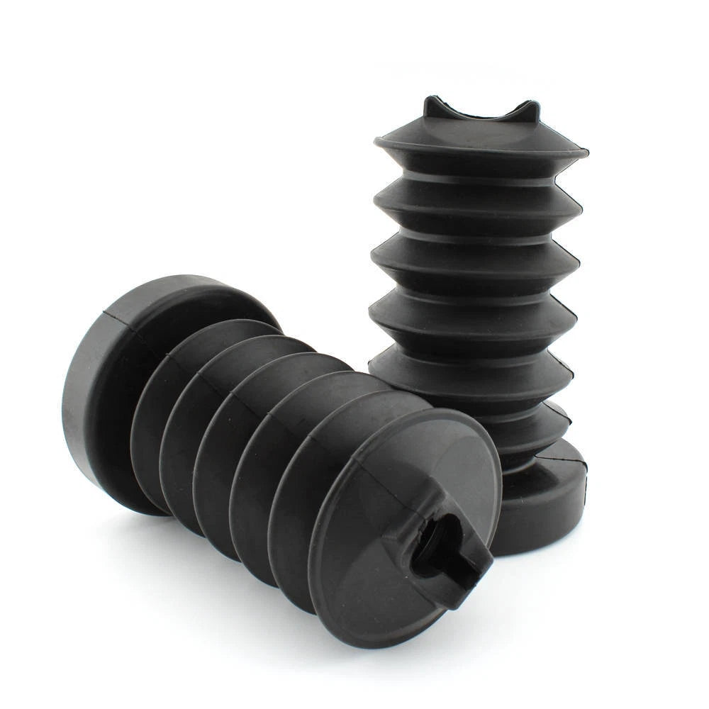 Rear Rubber Shock Absorber Fork Cover Gaiter Gator Boot For Harley Touring 97-13