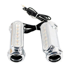 Load image into Gallery viewer, Chrome Motorcycle Crash Bar Light Kit Clear Lens for Harley with 32mm Bars ST