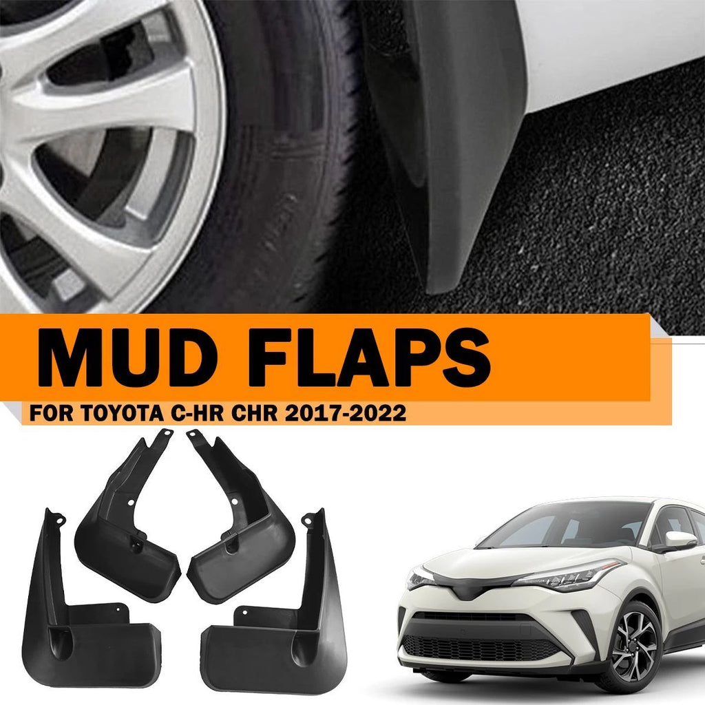 4X Mud Flaps Splash Guard Mudguards Molded Fender For Toyota for C-HR 2017-2022