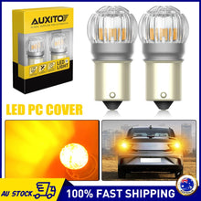 Load image into Gallery viewer, 2x 12V 1156 BA15S LED Bulb Motorcycle Turn Signal Light Amber 6000K 300%+ Bright