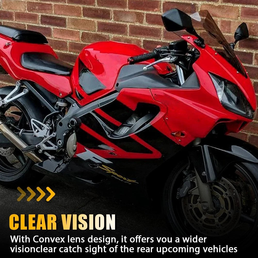 Fit HYOSUNG GT125R GT250 GT650R GT650S Honda CBR600 Rear View Side Mirrors Black