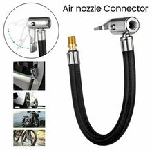 Load image into Gallery viewer, Car Air Tyre Tire Inflator Pump Extension Hose Adapter Valve Connector Tool Clip