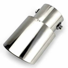 Load image into Gallery viewer, Universal Exhaust Tip Ends Chrome Straight Tail Pipe Cover 62mm Sport Trim ST
