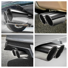 Load image into Gallery viewer, Stainless Steel Car Rear Round Exhaust Muffler Tail Trim End Pipe Tip Stright AU