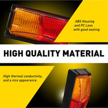 Load image into Gallery viewer, 12x Red Amber LED Side Marker Clearance Lights 12-24V IP68