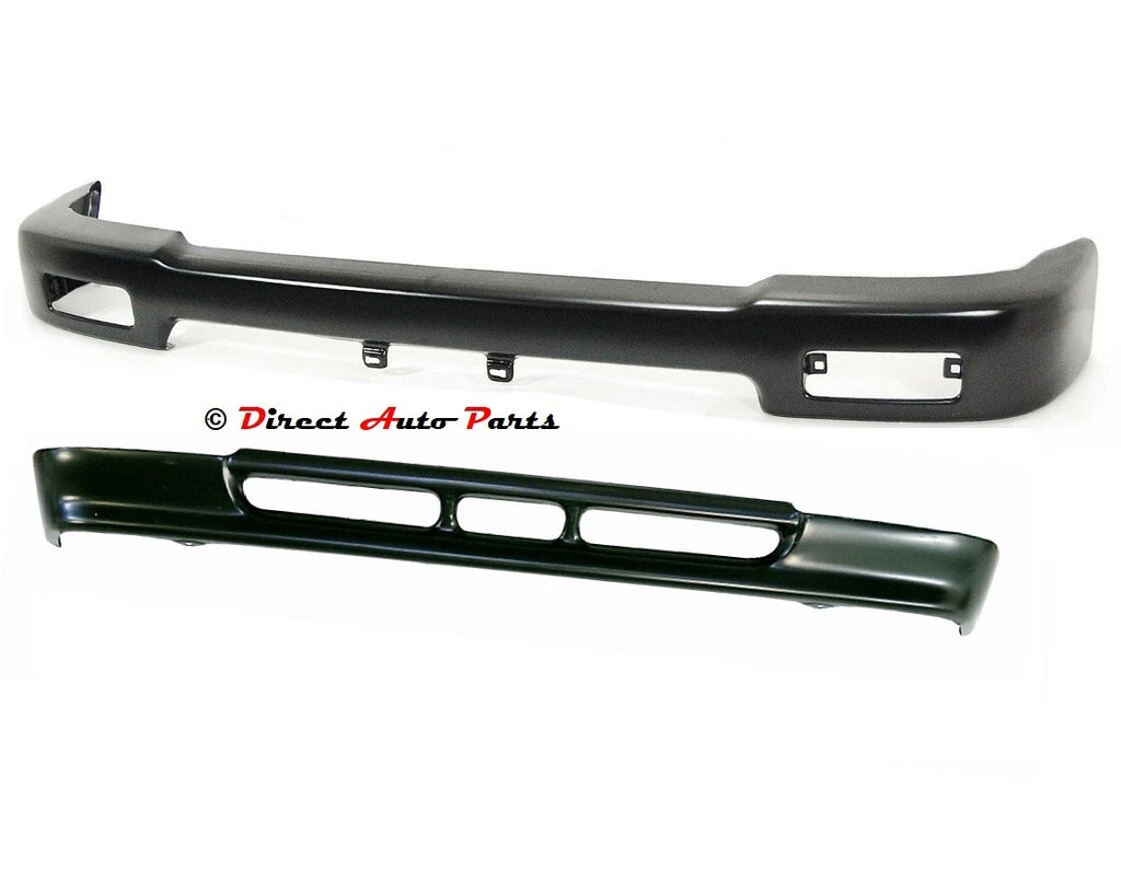 *NEW* FRONT BAR + LOWER APRON + LAMP SUIT TOYOTA HILUX 2WD RN85 1991- 1997 BLACK