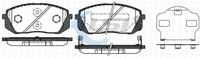 Front Brake Pads and Disc Rotors set for Hyundai i45 YF 2010-2013 300mm