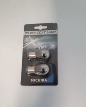 Load image into Gallery viewer, Silver Coating Amber Indicator Light Globe S25 BAU15S PY21W 2pcs pack