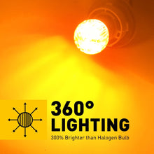 Load image into Gallery viewer, AUXITO LED Bulbs Light BA15S P21W 1156 Reverse Backup Turn Tail Stop Amber Globe