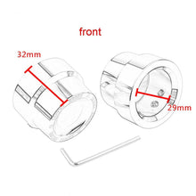 Load image into Gallery viewer, Chrome axle nut cover cap set for Harley Softail Dyna V Rod VRSCA