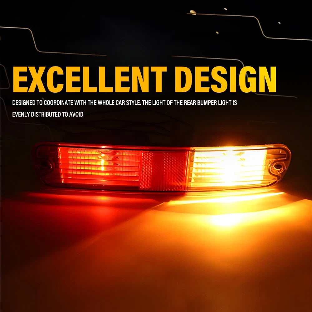 2PCS For Mitsubishi Pajero NP 2002-2006 LH RH Rear Bumper Bar Lamp Tail Light