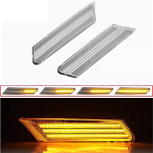 Load image into Gallery viewer, 2X Amber Dynamic LED Side Marker Repeaters Lights For Porsche 911 996 2005-2012