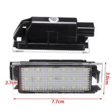 Load image into Gallery viewer, 2X LED Number License Plate Light For Renault Twingo Master Clio Megane Lagane S