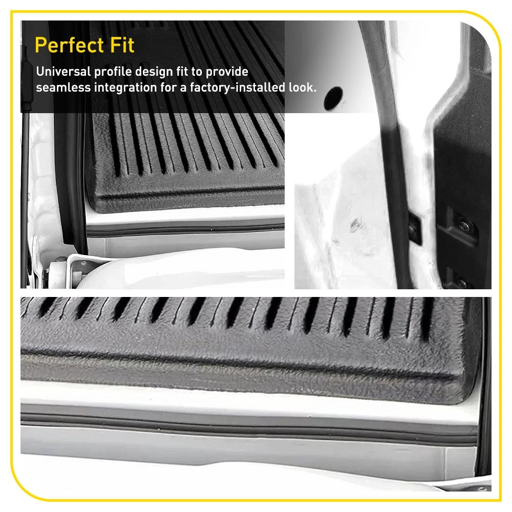 TAILGATE SEAL KITRUBBER DUST TAIL GATE 6M FOR MITSUBISHI TRITON MQ MR O-SHAPE