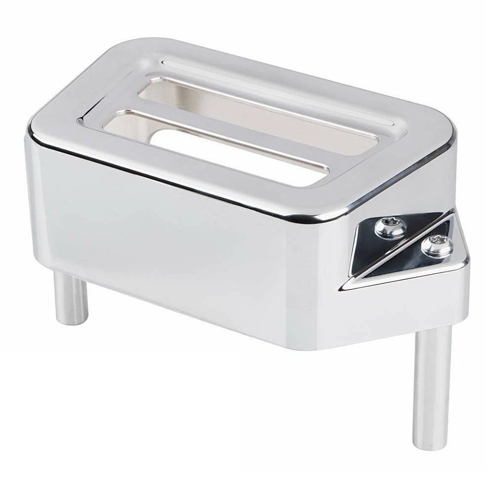 ABS Chrome Voltage Regulator Cover Fairing For Electra Glide Road King Glide ST